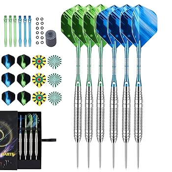 Amazon.co.jp: LARRITS 6パック 22グラム スチールチップダーツ